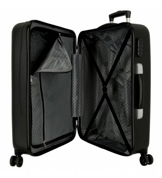 Joumma Bags Star Wars Badges Space Mission Hard Shell Suitcase Set black -38x55x20x20xm