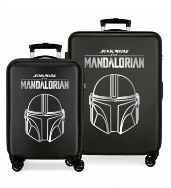 Joumma Bags Star Wars Legend Silver Ensemble de valise rigide noir -38x55x20cm- Star Wars Legend Silver