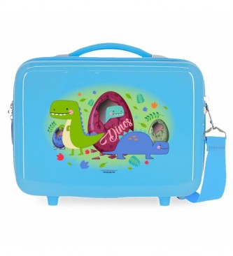 Joumma Bags Neceser ABS Movom Happy Time Dinos Adaptable azul -29x21x15cm-