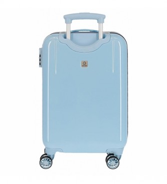Joumma Bags Cabin Suitcase Minnie Wild Flower rigid blue 38x55x20cm