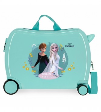 Joumma Bags Maleta Frozen Follow your dreams turquesa -38x50x20cm-