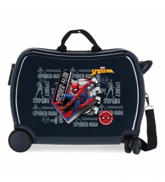 Joumma Bags Spiderman Great Power Kids Suitcase Marine -38x50x20cm