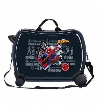 Joumma Bags Spiderman Great Power Kids Suitcase Marine -38x50x20cm