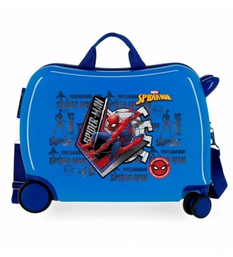 Joumma Bags Modri kovček Spiderman Great Power s -38x50x20cm