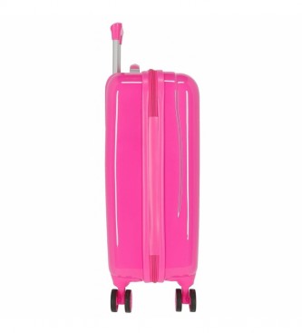 Joumma Bags Paw Patrol suitcase Follow your rainbow rigid fuchsia -38x55x20cm