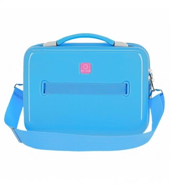 Joumma Bags Toaletna torba ABS Minnie Super pomočniki prilagodljiva modra -29x21x15cm