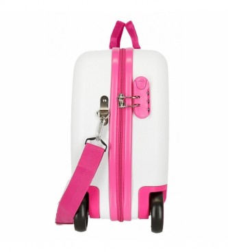 Joumma Bags Minnie Super Helpers children's suitcase white multidirectional wheels -50x38x20cm
