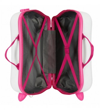 Joumma Bags Minnie Super Helpers children's suitcase white multidirectional wheels -50x38x20cm