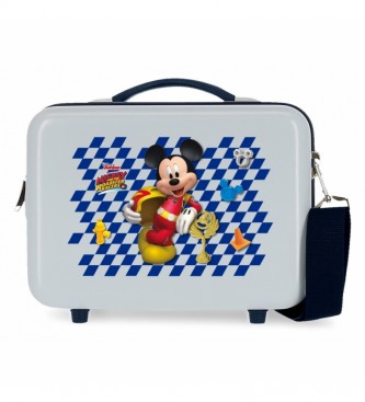 Joumma Bags Mickey Good Mood Adaptowalna torba toaletowa ABS szara -29x21x15cm