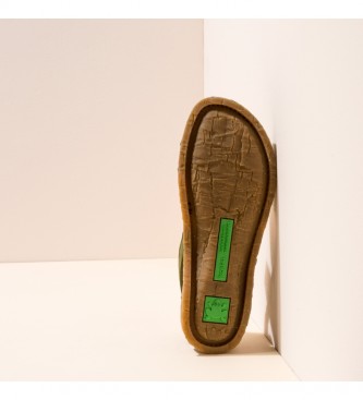 EL NATURALISTA Leather sandals N5813 Pleasant Panglao green