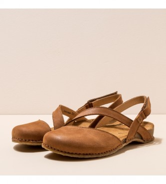 EL NATURALISTA Leather sandals N5813 Pleasant Panglao brown