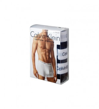 Calvin Klein Embalagem de 3 boxers Tronco azul, preto