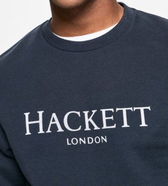 HACKETT Sudadera Logo London Crew marino