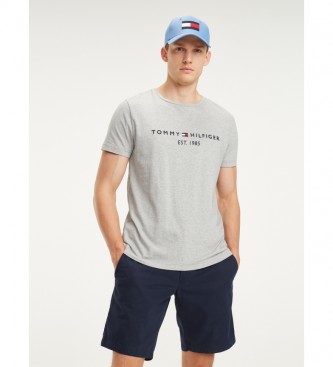 Tommy Hilfiger T-shirt gris avec logo du noyau