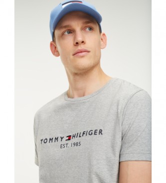 Tommy Hilfiger Koszulka z logo Core w kolorze szarym