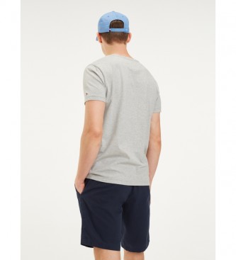 Tommy Hilfiger T-shirt gris avec logo du noyau