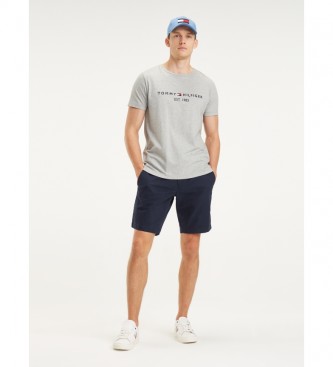 Tommy Hilfiger Koszulka z logo Core w kolorze szarym