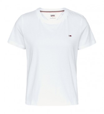 Tommy Jeans TJW T-shirt Regular Jersey C Neck blanc