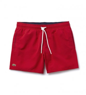 Lacoste Red Short Swimsuit