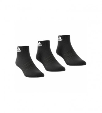 adidas Pack de 3 calcetines LIGHT ANK 3PP negro