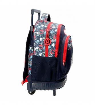 Joumma Bags Backpack with Wheels Avengers Team 2R navy -34x44x21cm