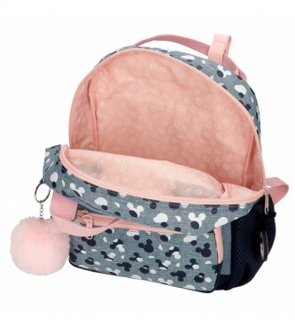 Disney Mickey wheeled backpack 32221T1 grey - 21x27x11cm - -