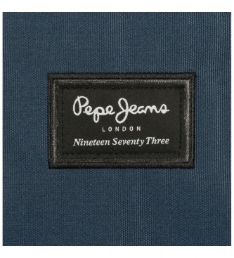 Pepe Jeans Etui met drie compartimenten 6334326 marineblauw - 22x12x5cm - - Blauw - Blauw 