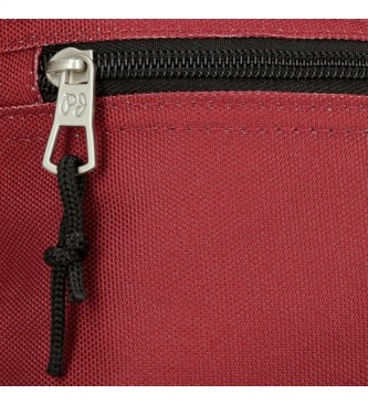 Pepe Jeans Trousse  crayons  trois compartiments 6334328 rouge - 22x12x5cm - - -