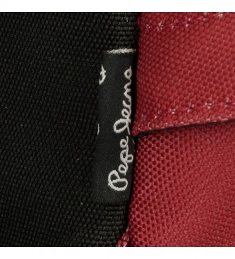 Pepe Jeans Trousse  crayons  trois compartiments 6334328 rouge - 22x12x5cm - - -