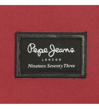 Pepe Jeans Potlood etui met drie compartimenten 6334328 rood - 22x12x5cm - - 