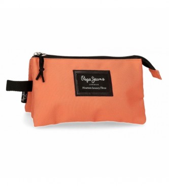 Pepe Jeans Case with three compartments 6334329 orange - 22x12x5cm - - Case with three compartments 6334329 orange - 22x12x5cm -