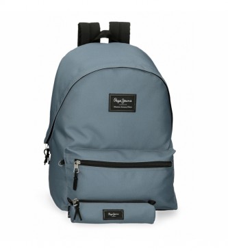 Pepe Jeans Backpack with pouch 6339227 blue - 31x44x15cm