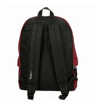 Pepe Jeans Backpack with pouch 6339228 red - 31x44x15cm