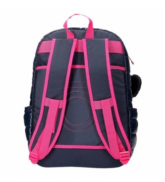Enso Make a Wish backpack blue, pink-32x44x17cm