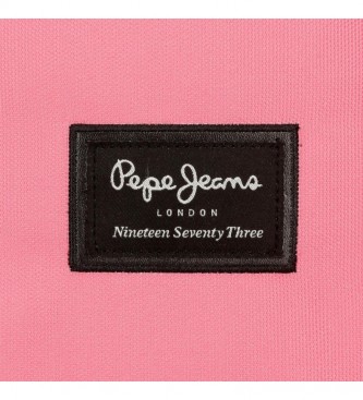 Pepe Jeans Penalhus med tre rum 6324327 pink -22x12x5cm - 