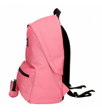 Pepe Jeans Backpack with pencil case 6329227 pink - 31x44x17.5cm