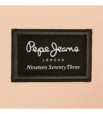 Pepe Jeans Sac  dos avec pochette 63292A1 beige- 31x44x17.5cm