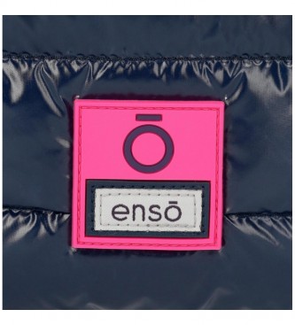 Enso Small backpack 9192021 navy blue - 19x23x8cm - - Blue - black