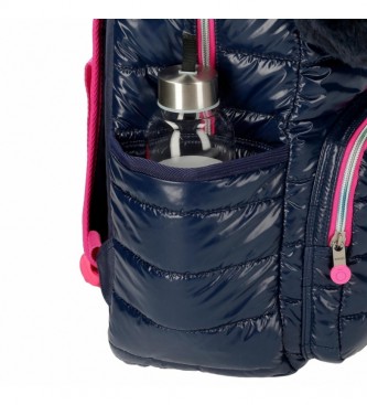 Enso Small backpack 9192121 navy blue - 25x32x12cm - - Blue - black