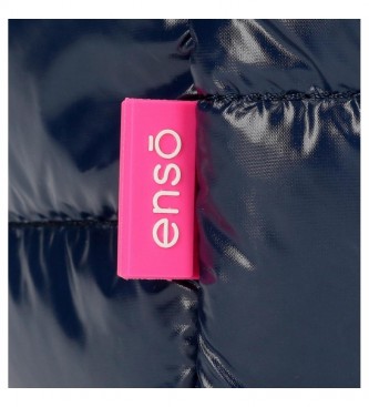 Enso Toilet bag with double compartment 9194421 blue - 26x16x11cm - - Blue - Black - 9194421
