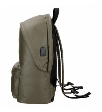Pepe Jeans Paxton backpack green -31x44x15cm
