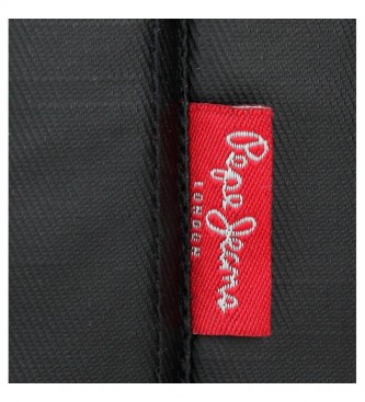 Pepe Jeans Paxton kuffert sort -19x5x3.5cm
