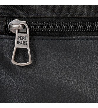 Pepe Jeans Kratz-Rucksack schwarz -31x44x15cm