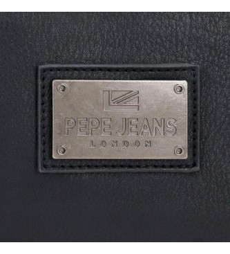 Pepe Jeans Sac  dos Britway bleu fonc en jean -31x44x15cm
