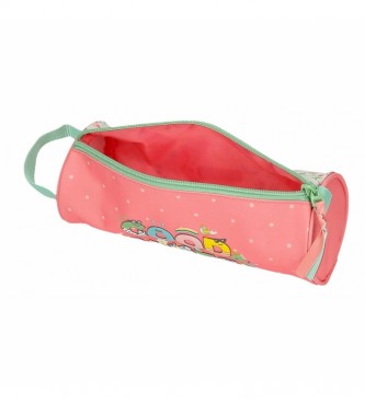 Joumma Bags Bom Vibes rosa, caixa de lpis multicolor -23x9x9cm