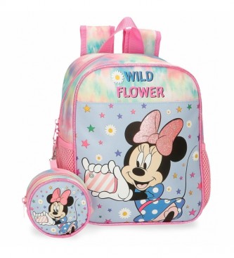 Joumma Bags Sac  dos pour chambre d'enfant Minnie Wild Flower lilac, multicolore -23x25x10cm