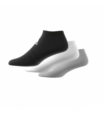 adidas Pack of 3 socks CUSH LOW 3PP white, black, grey