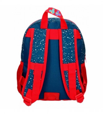 Joumma Bags Mickey on The Moon backpack azul, vermelho -25x32x12cm