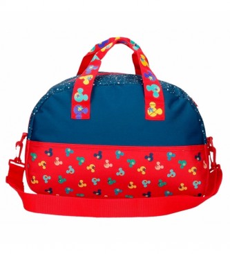 Joumma Bags Mickey on The Moon travel bag blue, red -40x24x18cm