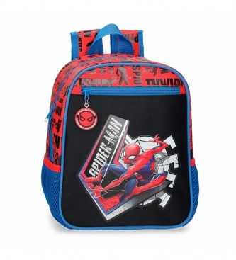 Joumma Bags Spiderman Great Power Rygsk til frskoleundervisning rd, bl -23x28x10cm